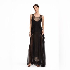 Phillip Lim Elegant Black Layered Dress